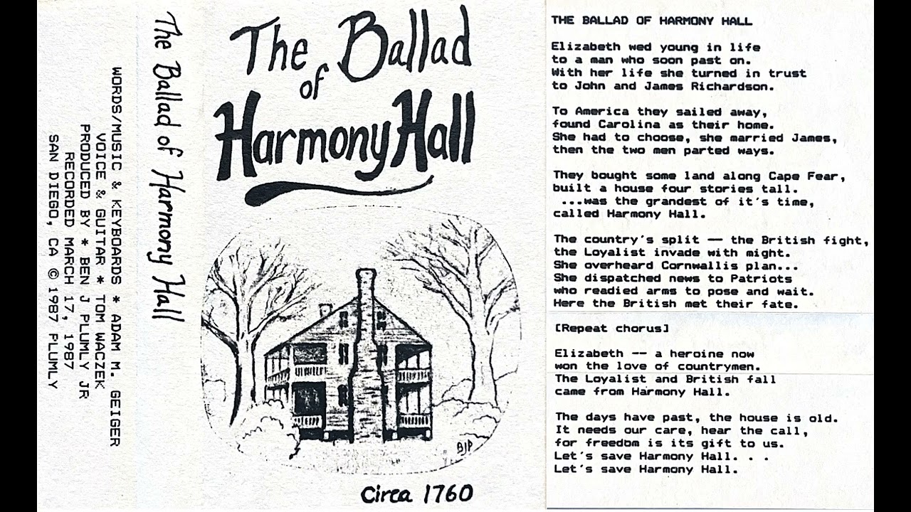 The Ballad of Harmony Hall
