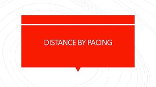 Distance by Pacing (Part 2/3)