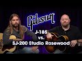 Gibson sj200 studio vs j185  a clash of the jumbos