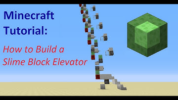 Minecraft Tutorial: How to Build a Slime Block Elevator | 1.8