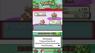 EP13 - I'm showing all the attempts since this is the last one - POKEMON RUBY - ZIGZAGOON SOLO