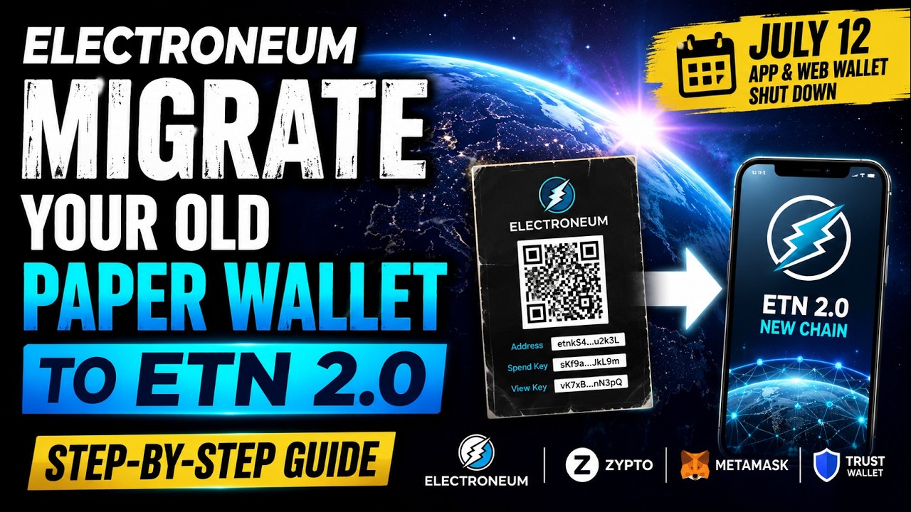 How to Migrate an Old Electroneum Paper Wallet to ETN 2.0