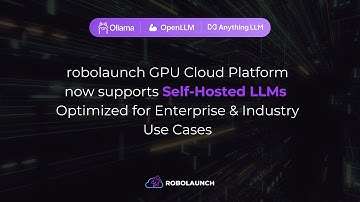 Deploy & Run Self-Hosted LLMs with robolaunch Platform