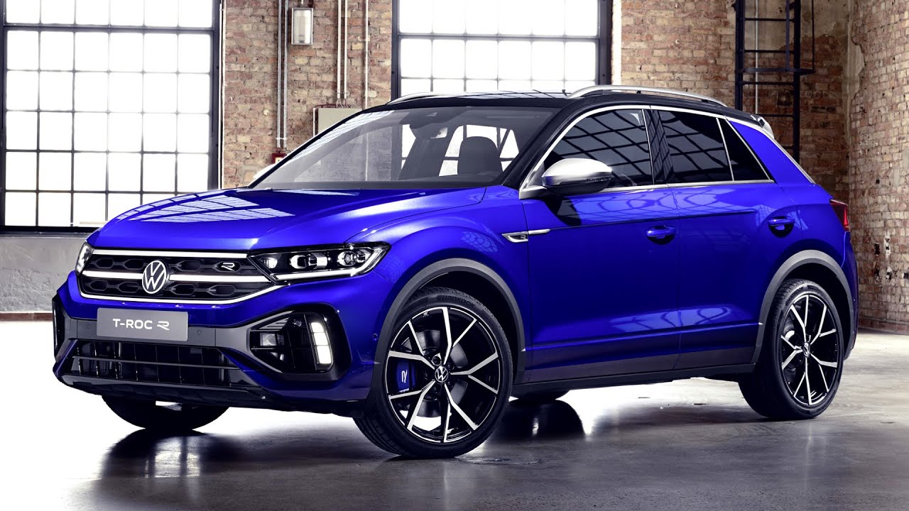 Facelifted 2022 VW T-Roc Spied Undisguised In R-Line Spec