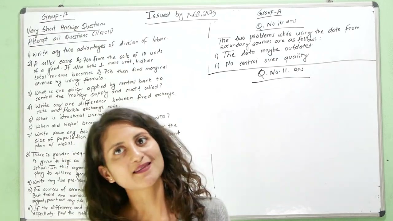 Secondary Data Sources and Problems | Coefficient of Quartile Deviation | NEB Question Solved