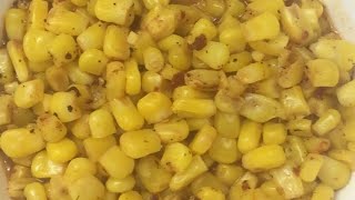 ذرة مسلوقة مع بهارات مشكلة وصفة لذيذة و خفيفة || Boiled corn w’ mixed spices a delicious recipe