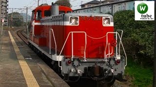 【赤鬼】鹿児島本線 DE10-1638単機回送　東郷駅通過　2011年秋 JR Kagoshima Line