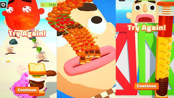 Sandwich Runner FAILS - Max Level Gameplay Android and iOS