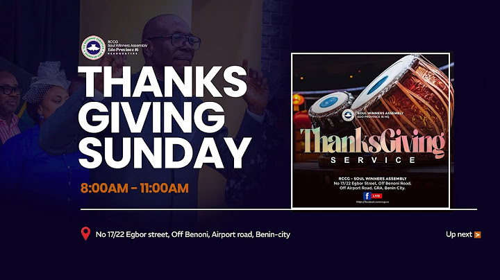 Live Service: August Thanksgiving Service | Sunday 4th August 2024
