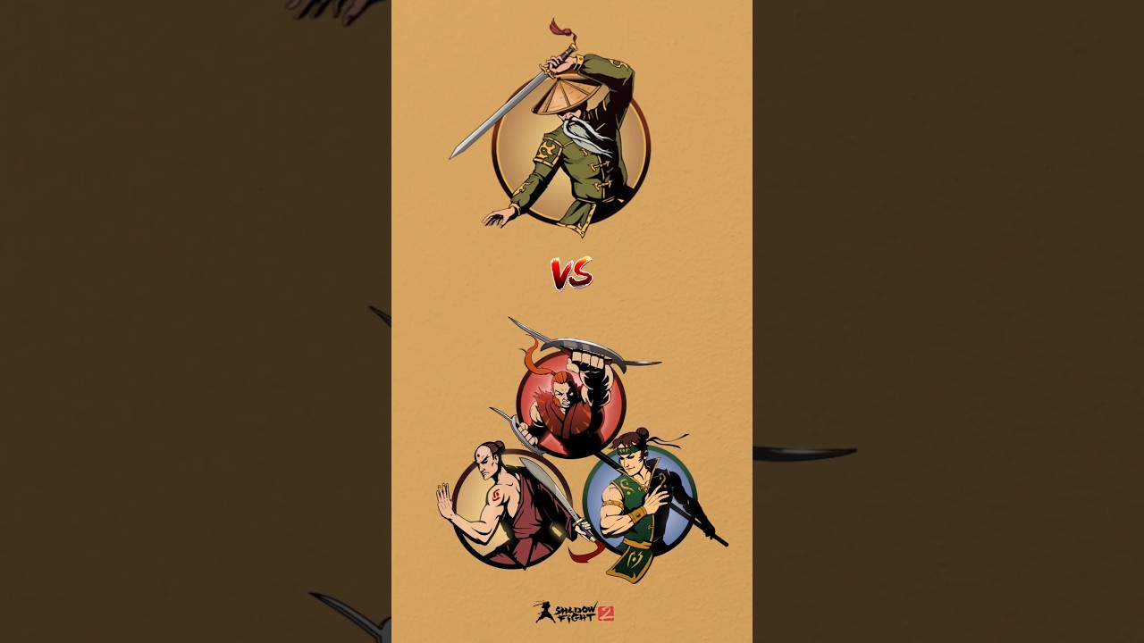 Hermit vs His Bodyguards 🔥 (Dragon, Buffalo, Mantis) | Shadow Fight 2