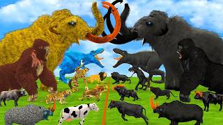 Prehistoric Animals vs Dinosaurs Animals Size Animal Epic Battle Animal Revolt Battle Simulator