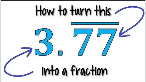 Convert a Repeating Decimal to a Fraction with a Whole Number in Front