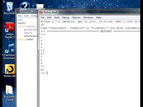 Python Tutorial 8 (While loop)