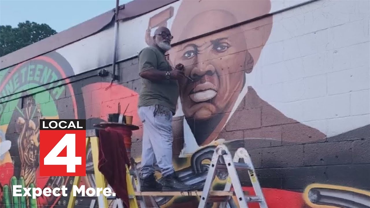 Mural honoring unveiled in Detroit YouTube
