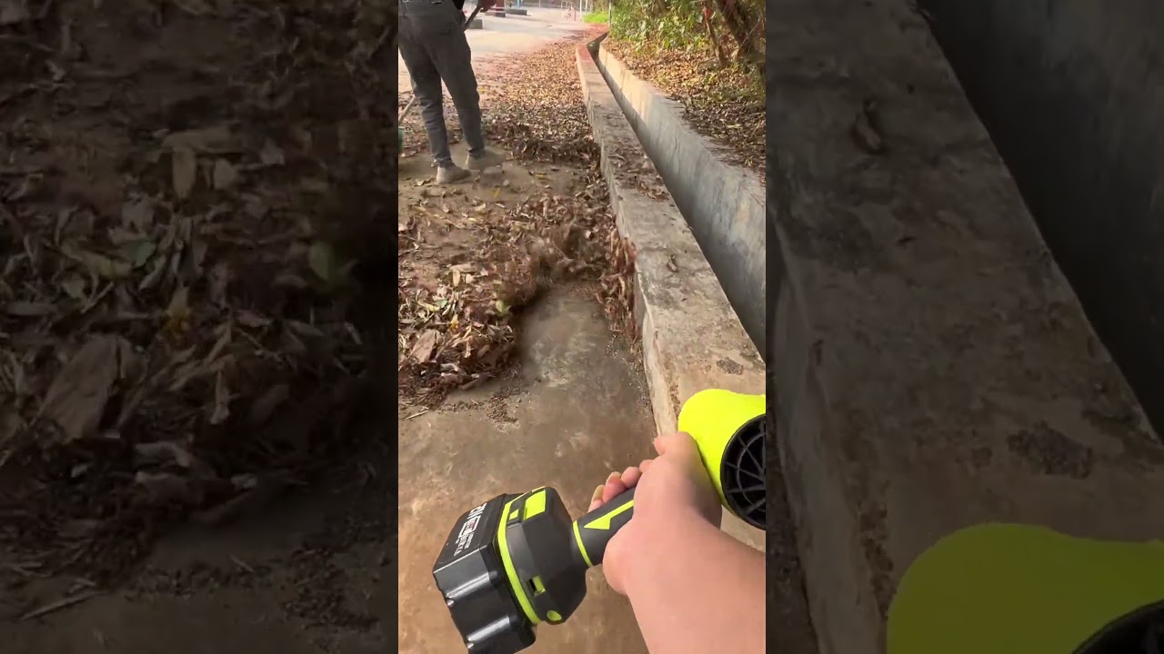 Electric Cordless & Handheld Leaf Blower, 2 X 4.0Ah Batteries and Charger Include 