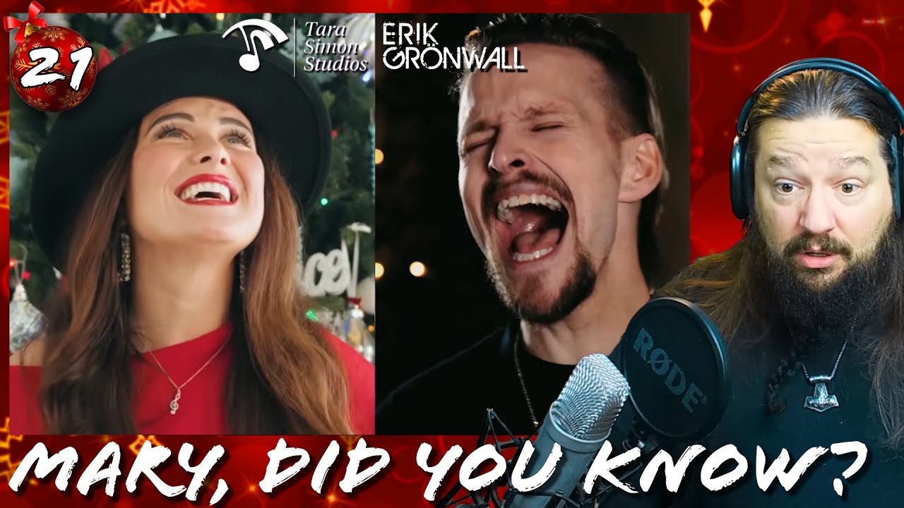 MARY DID YOU KNOW - Tara Simon ft Erik Grönwall | CHRSITMAS REACTION 21