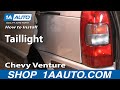 How to Replace Tail Light 1997-2005 Chevy Venture