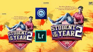 How to make movie poster tutorial|ps touch|| Lightroom||editz club screenshot 3