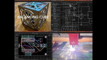ESP32 Balance Cube update. New frame cut from stainless steel and custom PCB from JLCPCP