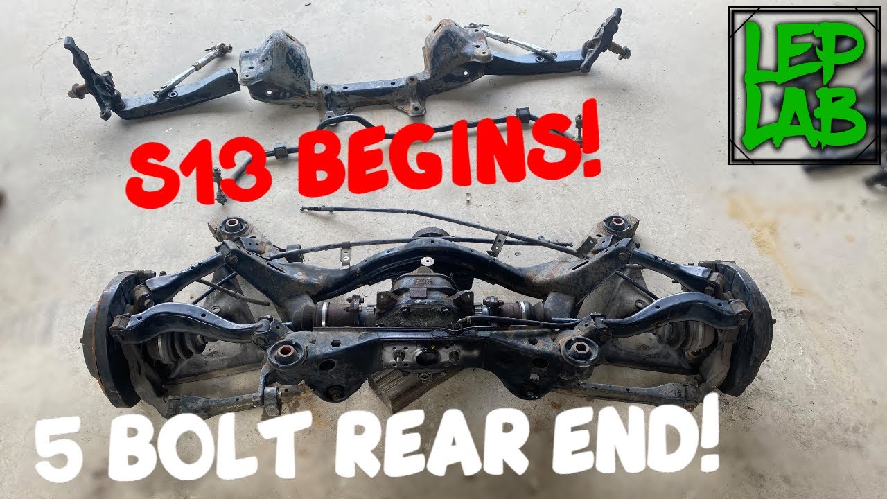 S13 Drift Build Part 1: Rear End Setup - YouTube