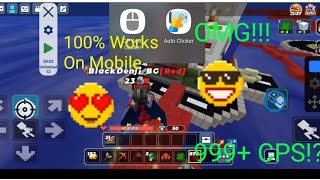 Tutorio How to Use Auto-Clicker and bridge Like a PC Player In Bedwars (100% WORKS) [Blockman GO] screenshot 4