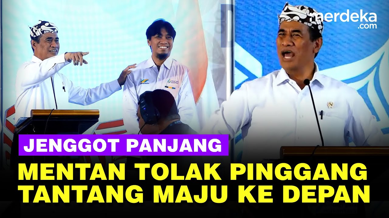 Tolak Pinggang, Mentan Amran Tunjuk Karyawan BUMN Jenggot Panjang Tantang Maju ke Panggung
