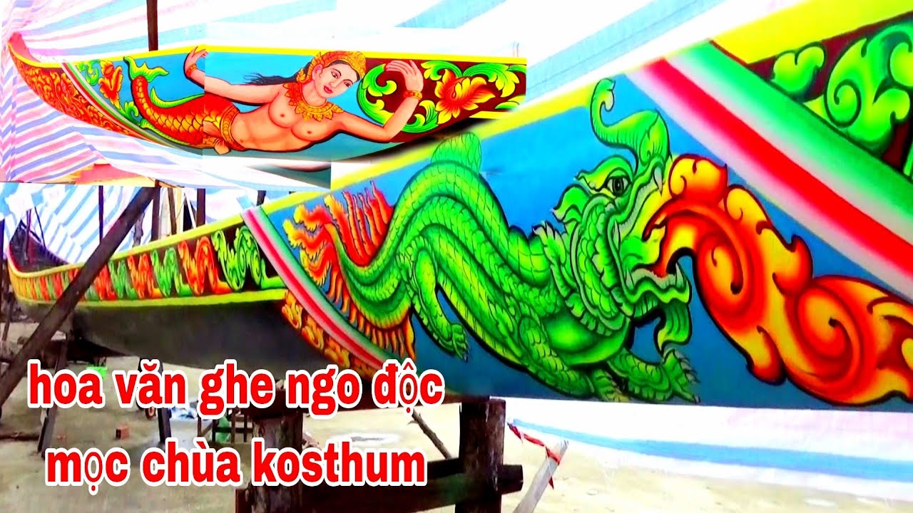 GHE NGO ĐỘC MỌC CHÙA KOSTHUM ĐÃ HOÀNG THÀNH NGHỆ NHÂN TIẾP TUC LÊN GHE THỨ 2