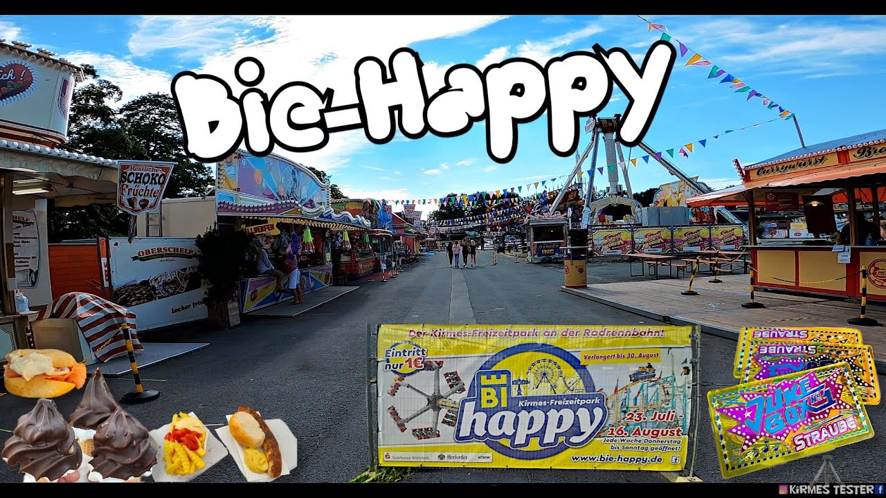 Bie Happy Freizeitpark Rundgang Bielefeld Kirmes 2020 Kirmes Tester Funfair Kermis