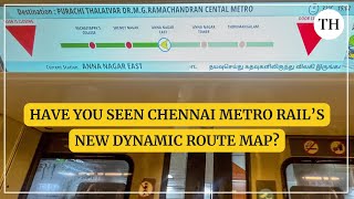 All about Chennai Metro Rail’s new dynamic route map