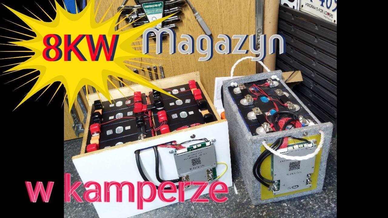 8KW magazyn w kamperze- 