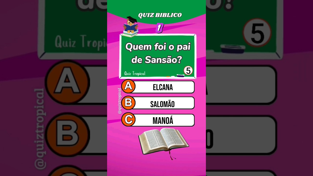 Tente acerta! Quiz Biblico - Nivel Fácil #quiz #conhecimentosgerais #
