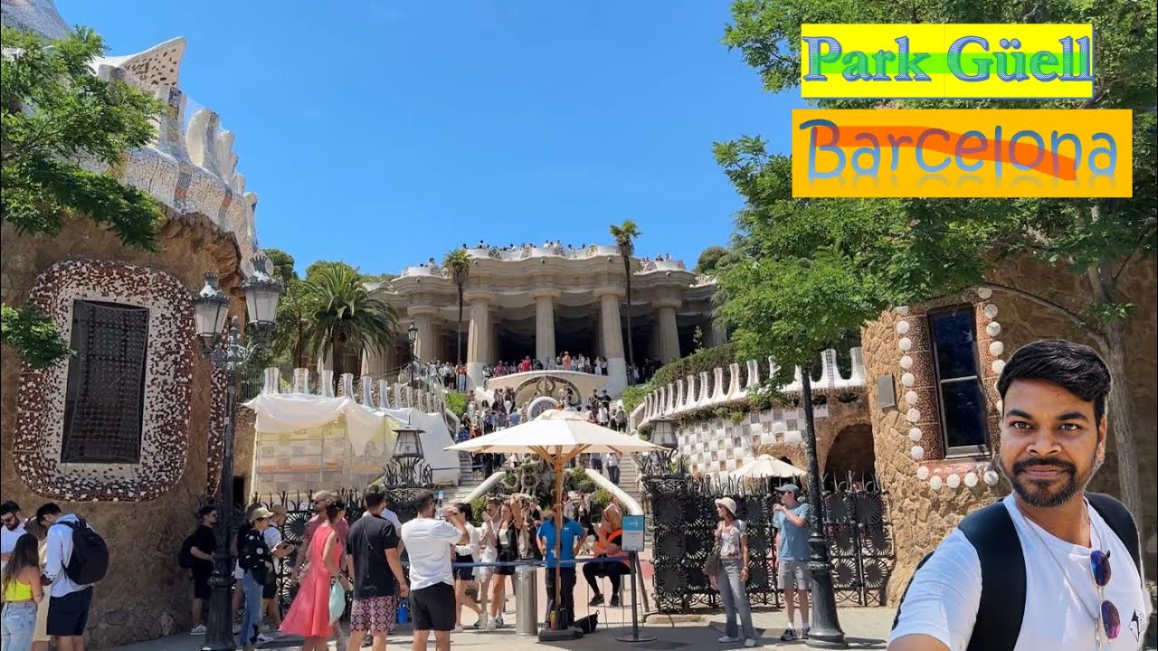 Detailed tour of Parc Guell Barcelona - YouTube