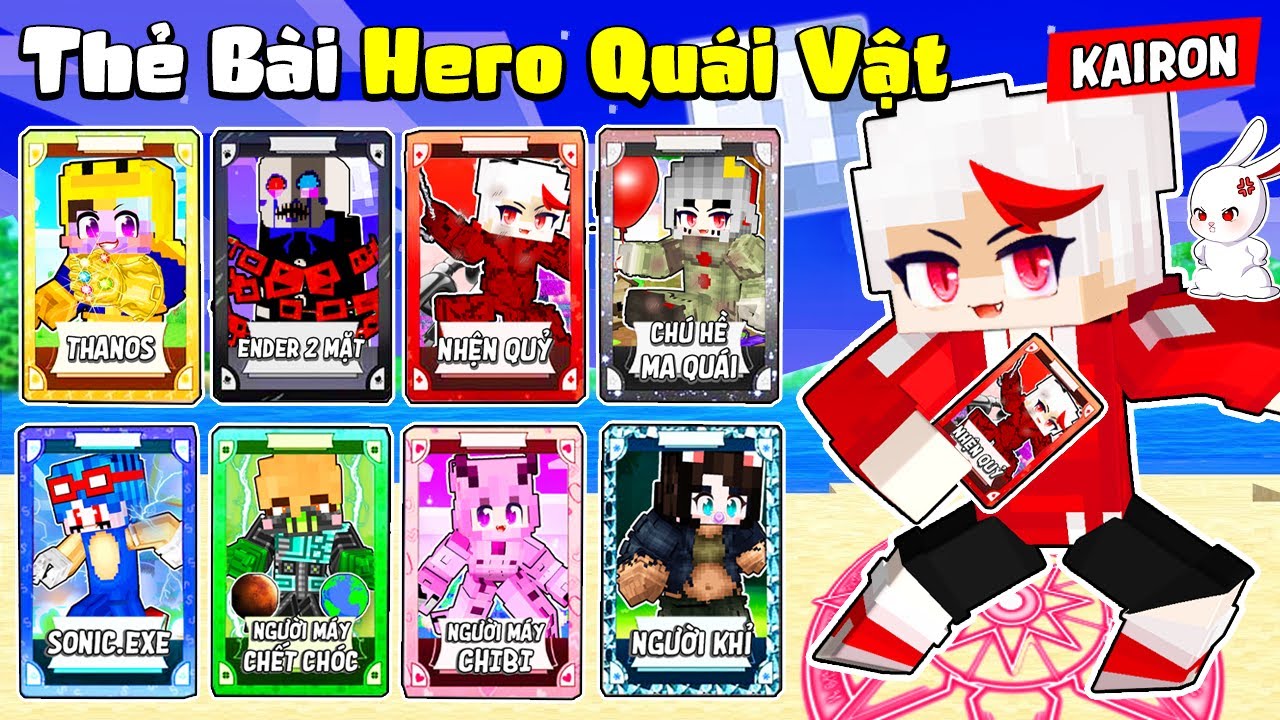 Kairon Thử Thách 24H Chế Tạo Thẻ Bài Hero Team Quái Vật Đáng Sợ I Kairon Sở Hữu Thẻ Bài Sonic.exe 😡