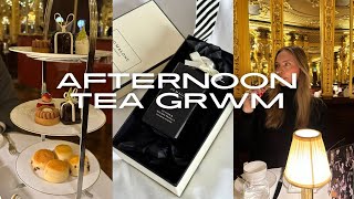 Everyday Winter Cold Girl Beauty Routine | GRWM for Afternoon Tea