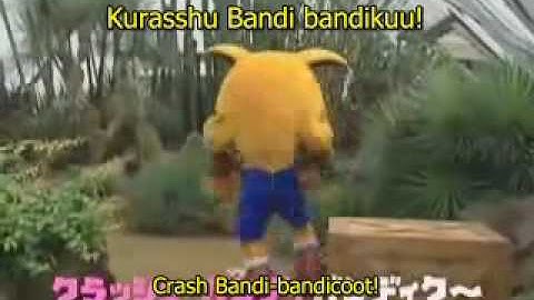 Crash Bandicoot Japanese Music Video (クラッシュ万事休す) Translated + Lyrics