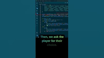 Python edit: Fun rock paper scissor #python #programming #pythonforbeginners #project #codingfun