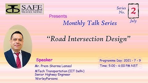 Road Intersection Design II Prem Lamsal