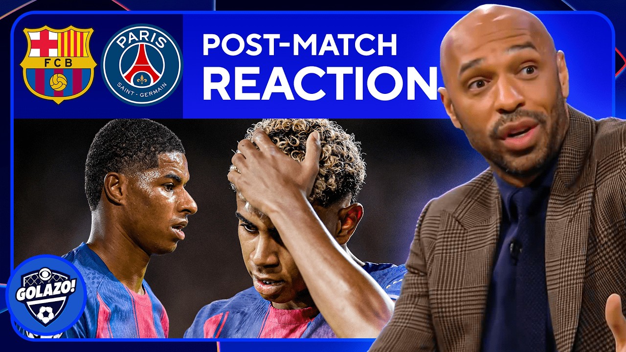 Thierry Henry REACTS To PSG's Comeback vs Barcelona 🍿 | CBS Sports ...