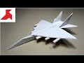 DIY ✈️  - How to make a FIGHTER Plane with rockets from A4 paper