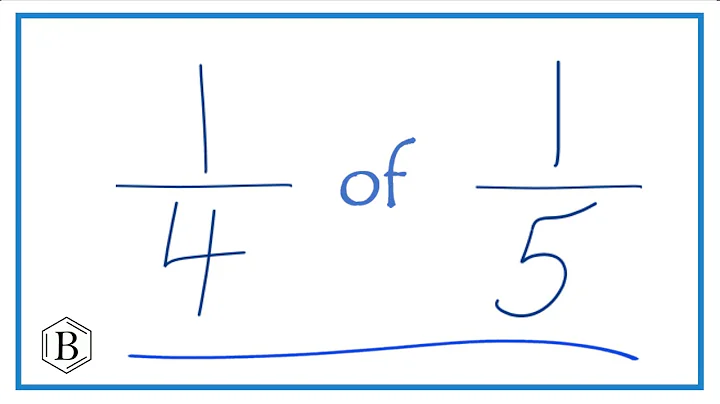 1/4 of 1/5 (one-fourth of one-fifth)