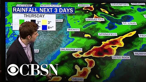 More severe weather forecast for Midwest after string of tornadoes, flooding