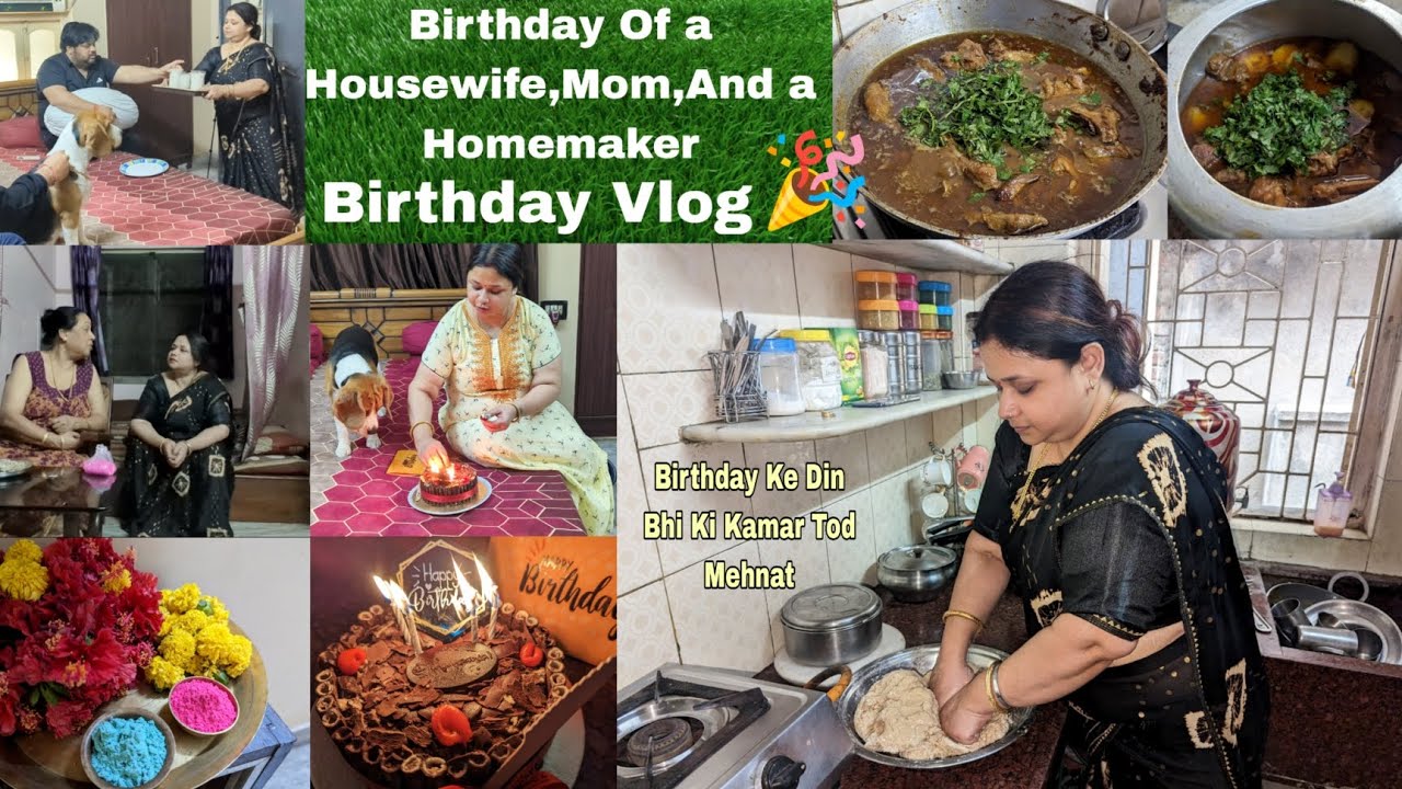 Birthday Vlog 🥳 || Got Unexpected Gifts || Apne Birthday पर की कमर तोड़ मेहनत || Double Celebration