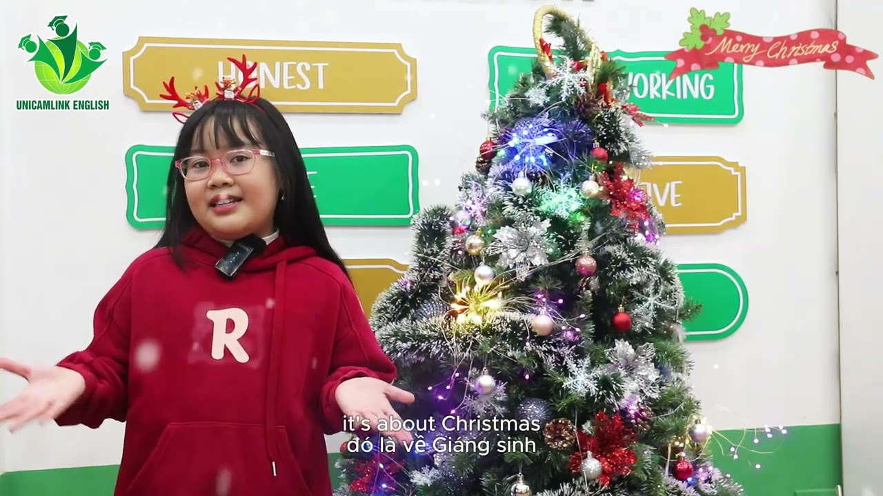 GIÁNG SINH CÙNG ROSE TẠI ANH NGỮ UNICAMLINK