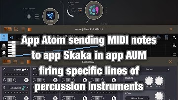 Apps Skaka + Atom + AUM HQ (iPad5 - Zé Osório)