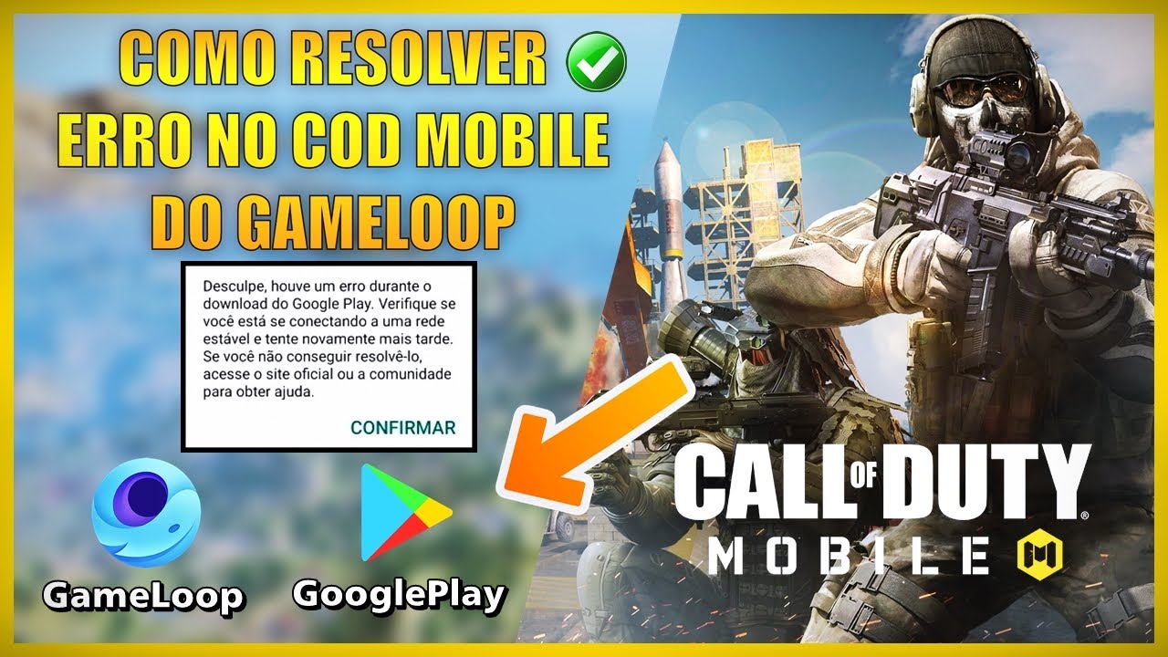 Erro durante o download do Google play, no momento de iniciar o jogo call  of duty mobile - Comunidade Google Play