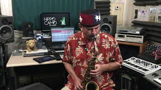 Drones, Noise And Sax Gb Meditative Ambient Jam With Soundscaper