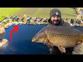 Catching BIG CARP from your GARDEN - Carp Fishing in Freezing Temperatures!