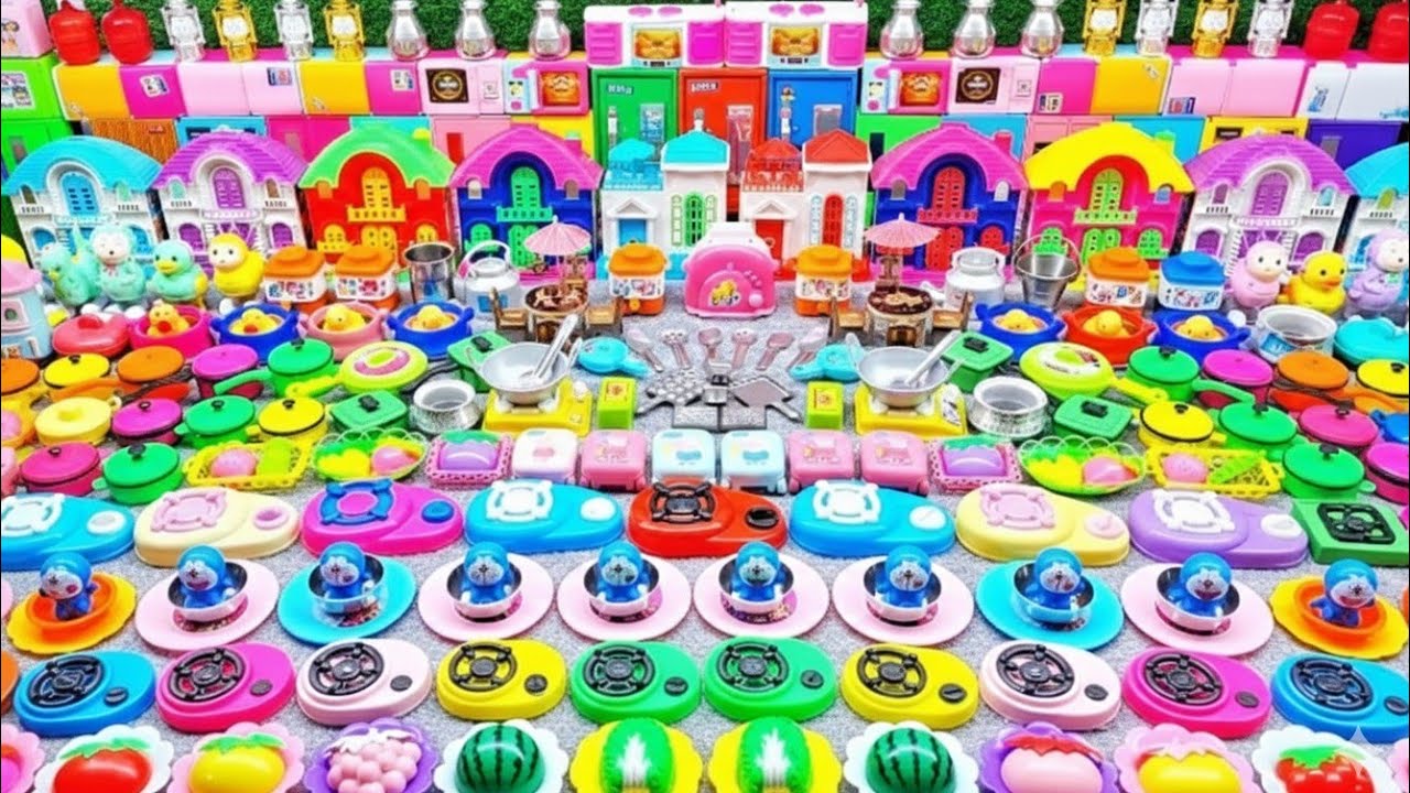 6:25​ Minutes Satisfying with Unboxing Hello Kitty Kitchen Set | How to Play Kitchen Set at Home 