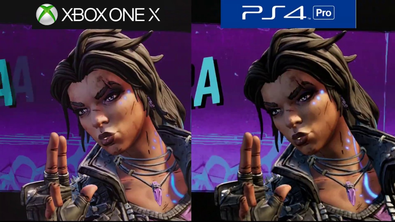BORDERLANDS 3 PS4 PRO vs XBOX ONE Direct Graphics Comparison - YouTube
