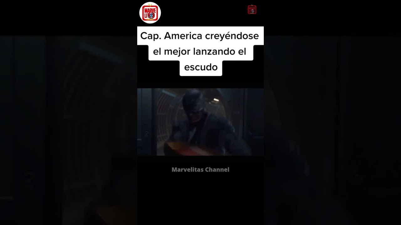 SABIAS QUE el CAPITAN AMERICA NO ES el mejor LANZANDO su ESCUDO... #captainamerica #shorts #viral